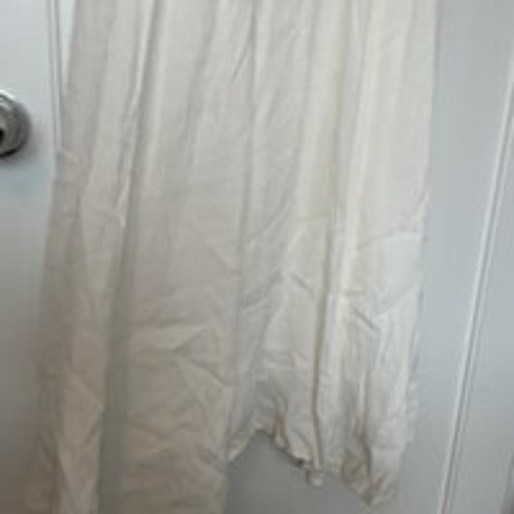 Reformation Poppy Dress in Ivory Wedding Gown - Picture 10 of 12